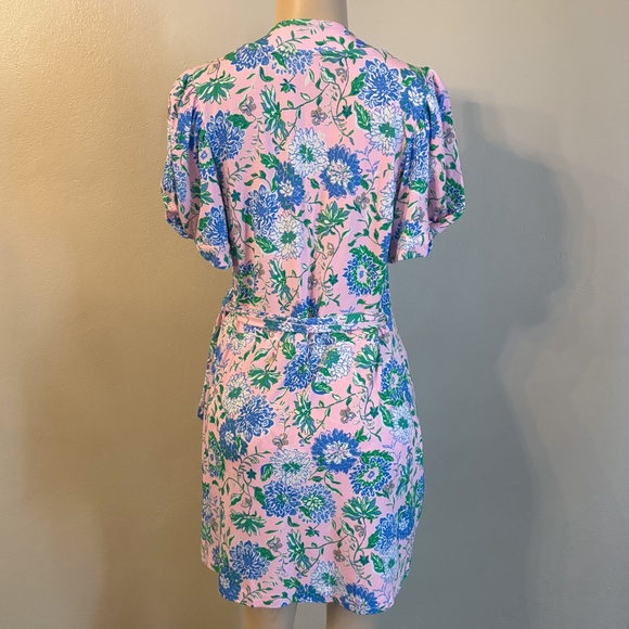 NWOT Lilly Pulitzer Sailynn Short Sleeve Romper Conch Shell Pink Rumor Has It - Picture 8 of 13
